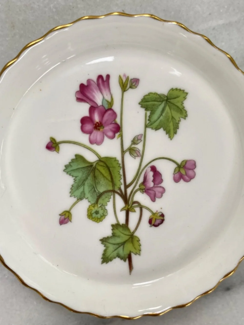 Vintage Minton Coasters. 2p, Bone China Dishes 